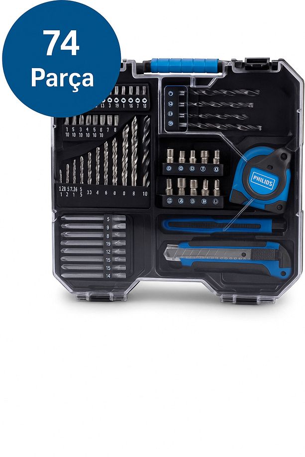 C-DTB74/2X 74 PARÇA 2 AKÜLÜ VİDALAMA SETİ - 3