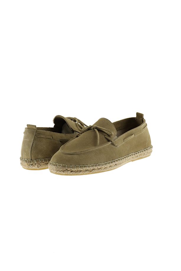 Süet Espadril Deri Ayakkabı - 1