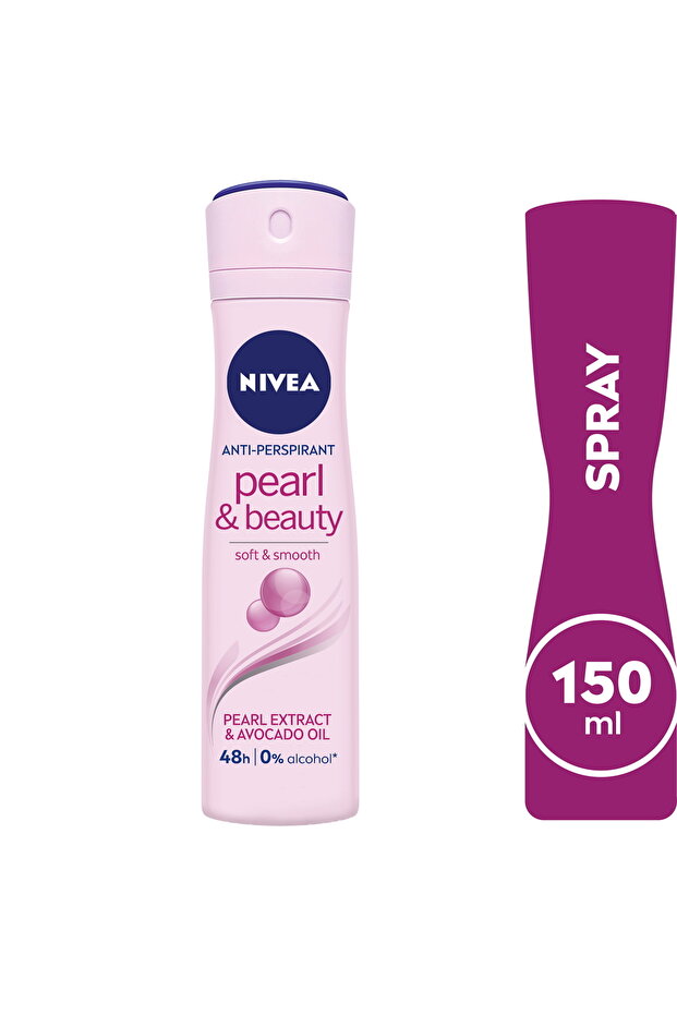 Pearl & Beauty Antiperspirant Spray for Women 150ml – Smooth Skin & 48h Protection