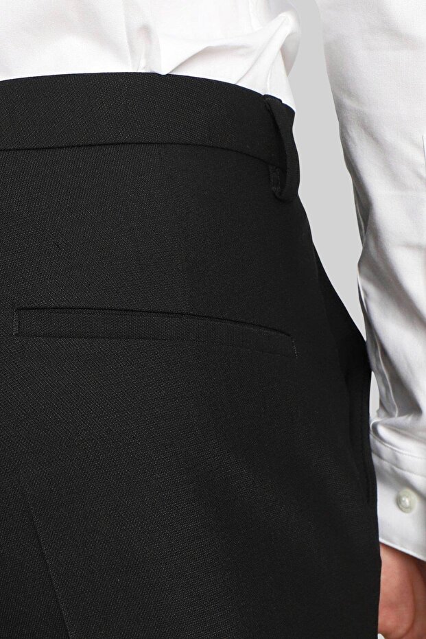 Extra Slim Soft Erkek Takım Elbise Siyah - 5