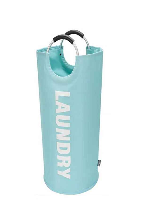 90L Large Laundry Basket,Collapsible,Waterproof,with Aluminum Handles for College Dorm,Soft Grip