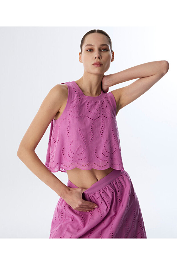 FİSTO CROP BLUZ - 1