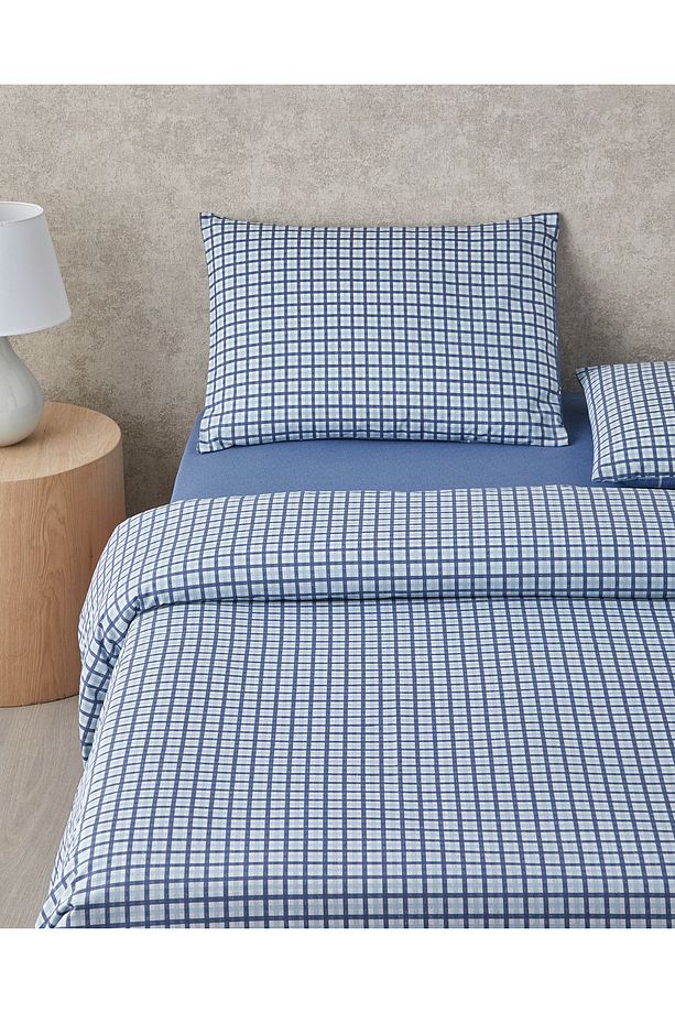 Windsor Kolay Ütülenir Tek Kişilik Nevresim Takımı 160x220 cm Mavi - 3