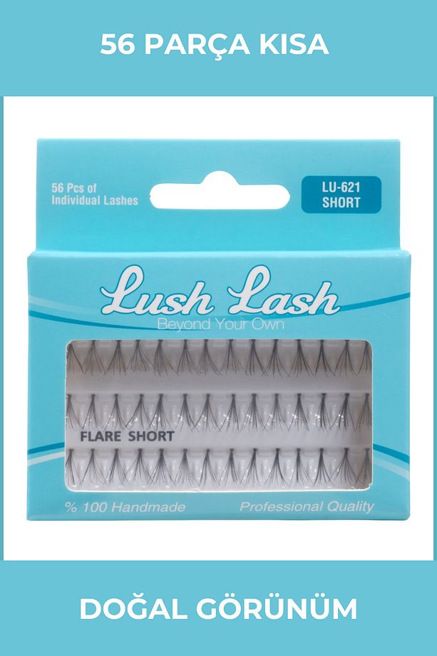 Lash Tekli Takma Kirpik Kısa Lu-621 8699067176210 - 1