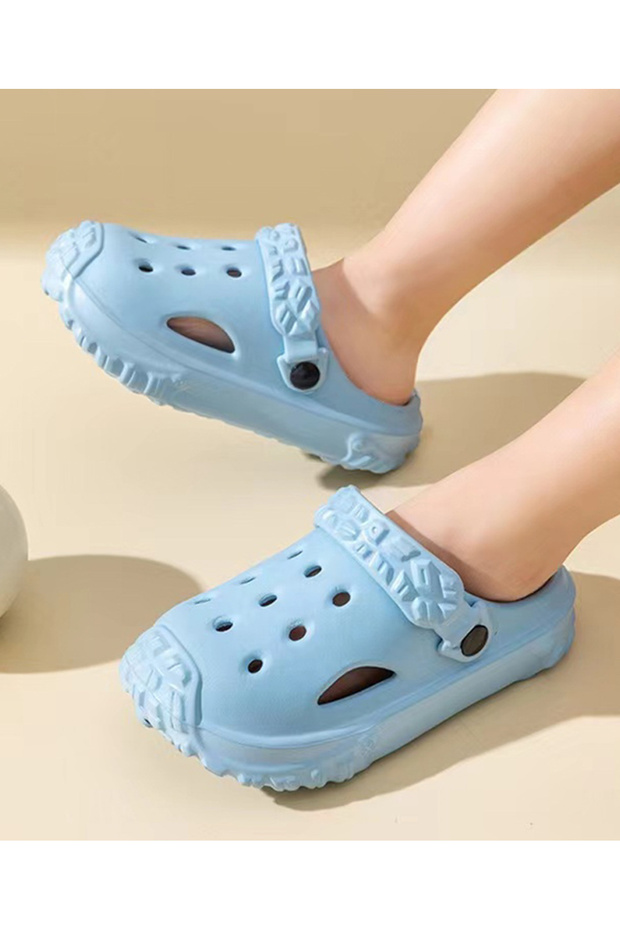 قباقيب SAPS ذات حزام خلفي - أزرق - 3