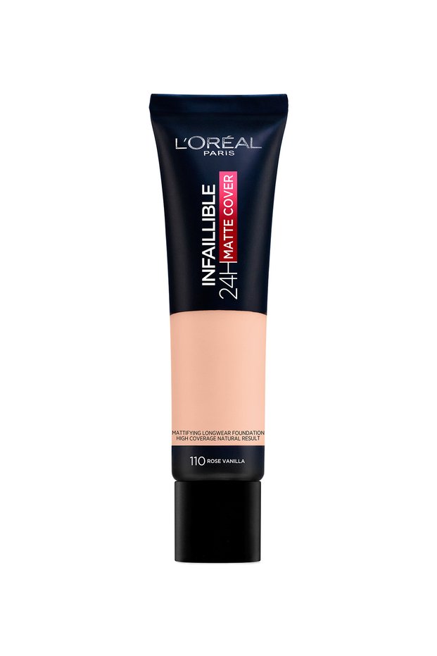 L'Oreal Paris Infallible Matte Cover Foundation 110 Rose Vanilla All Types