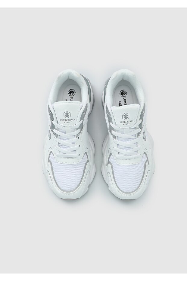 Madax Beyaz Deri Kadın Sneaker - 5