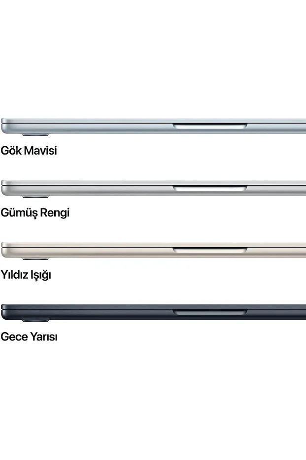 MC654TU/A/MacBook Air/Apple M4 İşlemci (10 Çekirdek CPU-10 Çekirdek GPU)/24GB RAM/512GB SSD/13 - 2