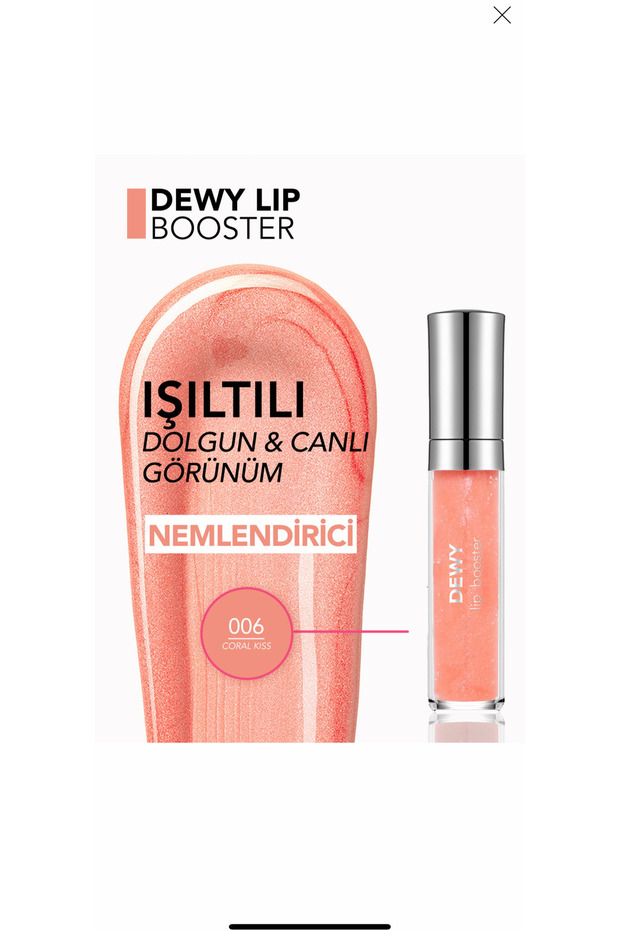 Dewy Lip Booster Lgs-06 Coral Kiss