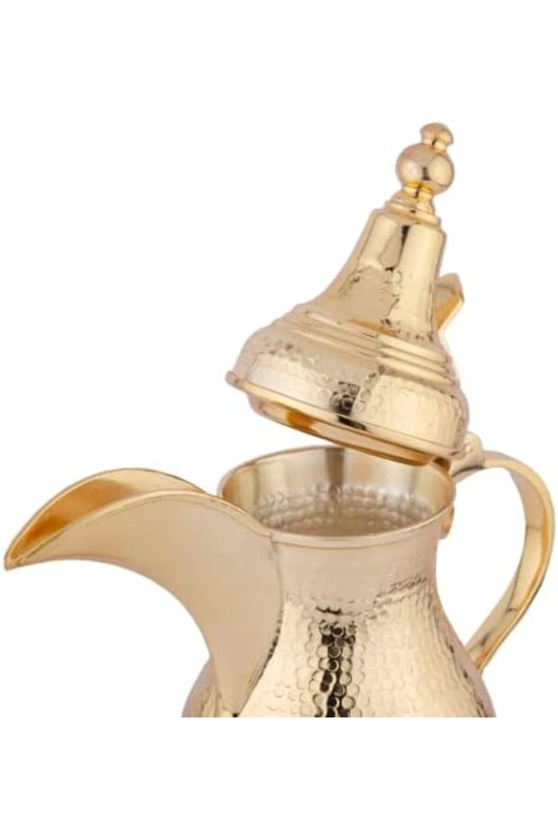 دلة سومرية نحاسية مقاس 36 ذهبية - 4