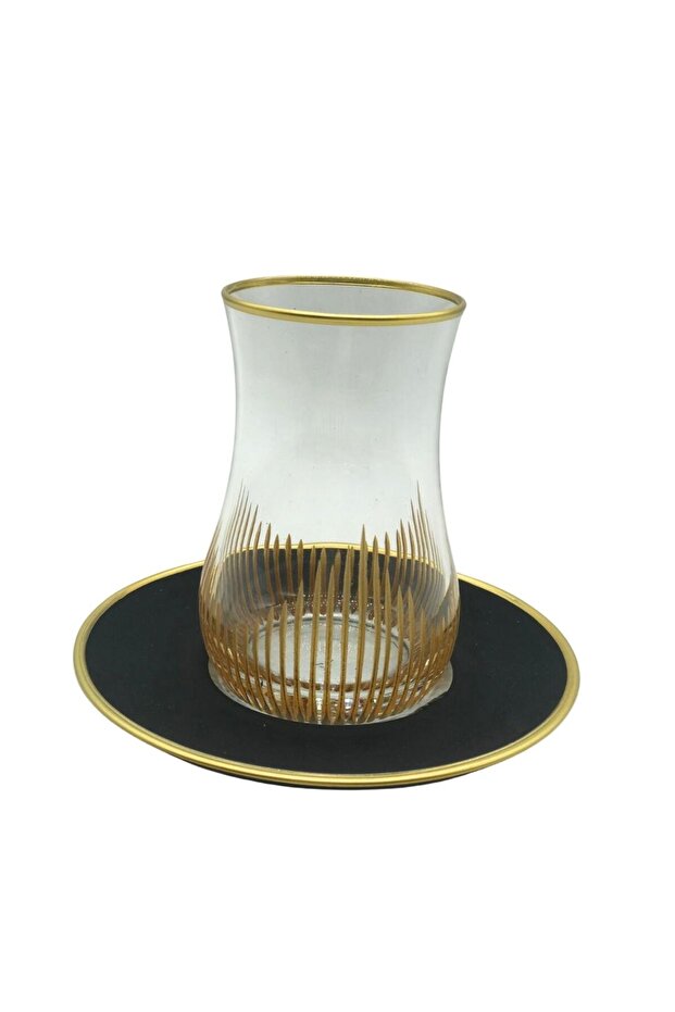 Patterned Tea Cup Set for 6 People