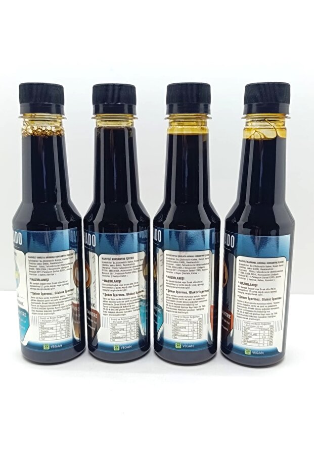 ÇABUK KAHVE Vanilya *karamel*latte*white Chocolate Aromalı Soğuk Kahve Mix 4 Lü Set 250 ml - 3