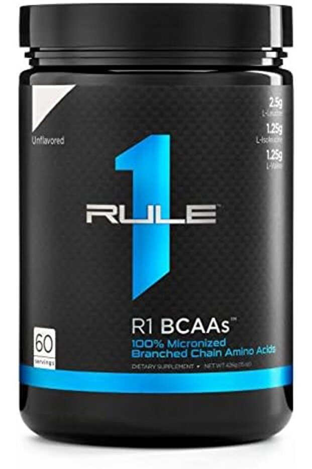 Rule1 R1 BCAA 60 SERV UNFLAVORED 318 G