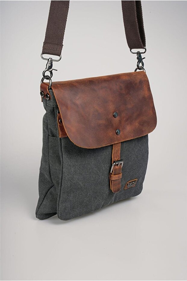 31350 Kanvas Postacı Çantası - 5