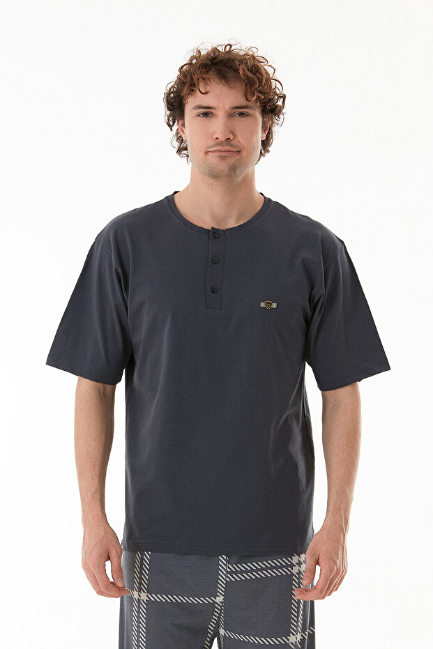 Plaid Patterned Pajama Set - 2