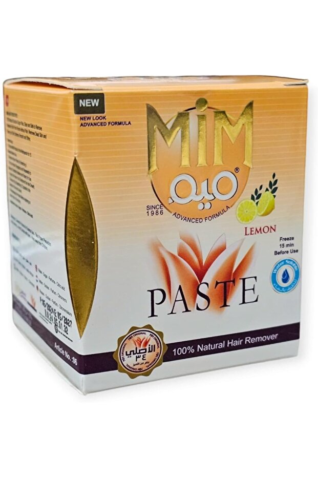 Paste Natural Hair Remover With Lemon