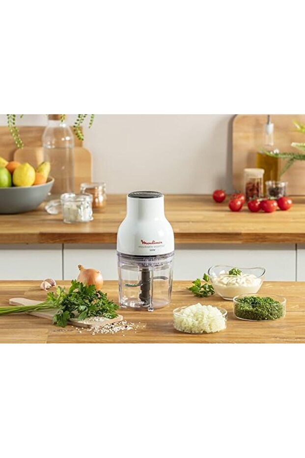 مفرمة خضراوات | ٣٠٠ واط | ٤٠٠ مل | أبيض/أسود | بلاستيك - 5