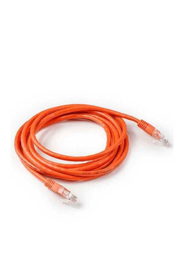 كابل إيثرنت LAN من فوجي ستار، برتقالي، Cat 6، بطول متر واحد