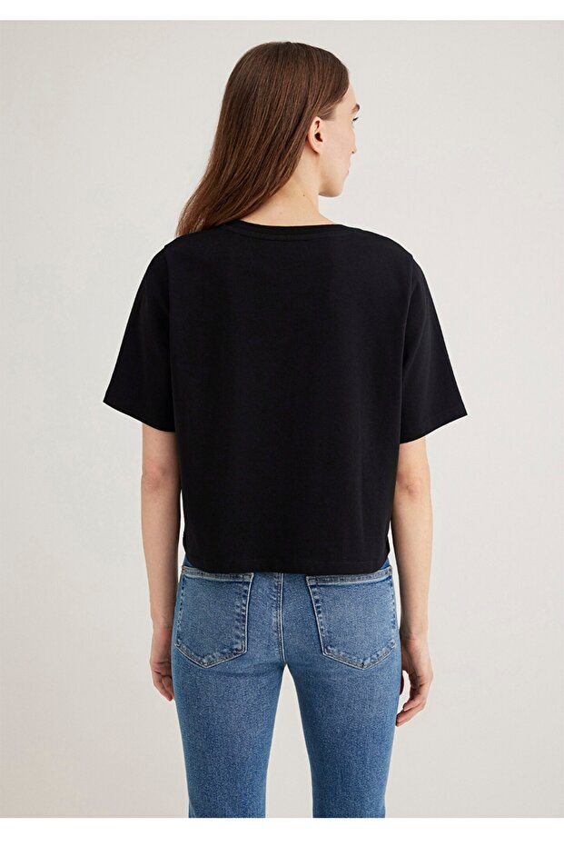 basic loose fit kadın t-shirt - 3