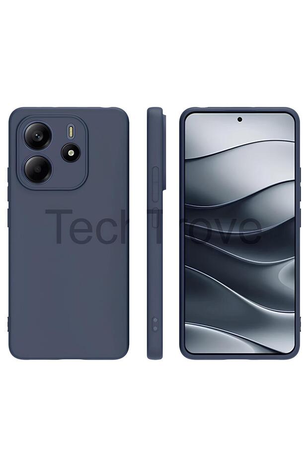 حافظة هاتف Xiaomi Redmi Note 14 4G غطاء سيليكون ناعم ومرن