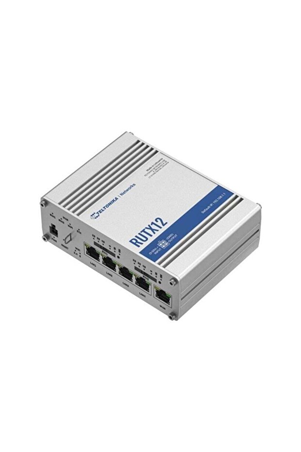 جهاز توجيه RUTX12 الصناعي ثنائي LTE CAT 6