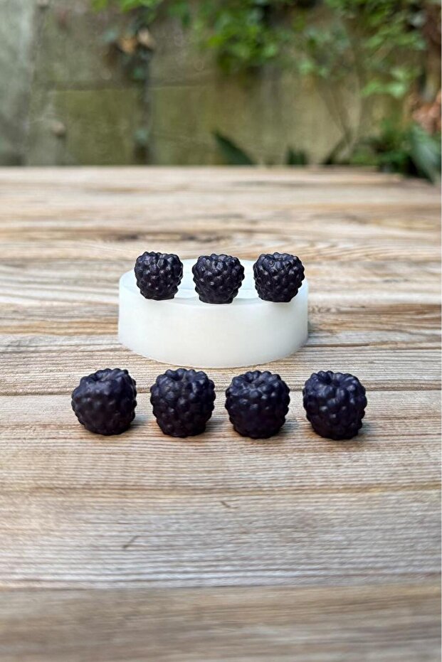 Böğürtlen 7'li Silikon Mum Kalıbı - 4