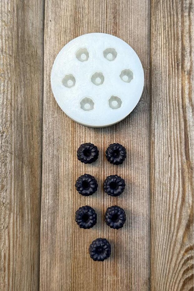 Böğürtlen 7'li Silikon Mum Kalıbı - 3