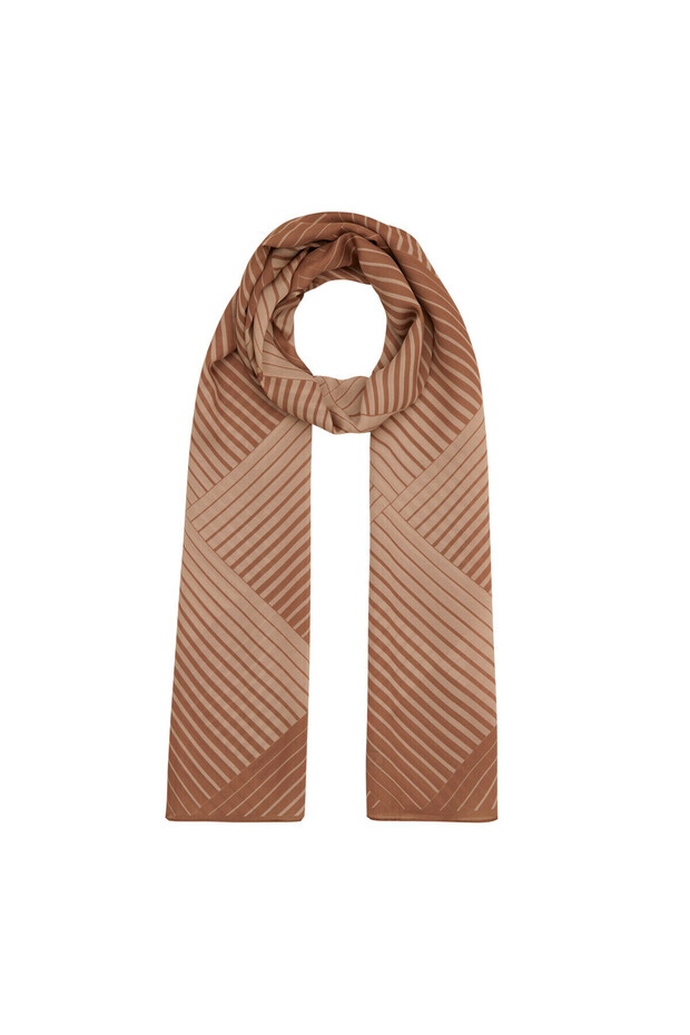 Foundation Scan Patterned Cotton Rayon Shawl - 2