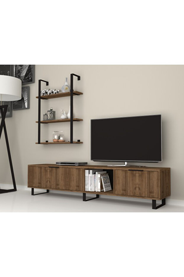 Zenon-br brown TV table model - 1