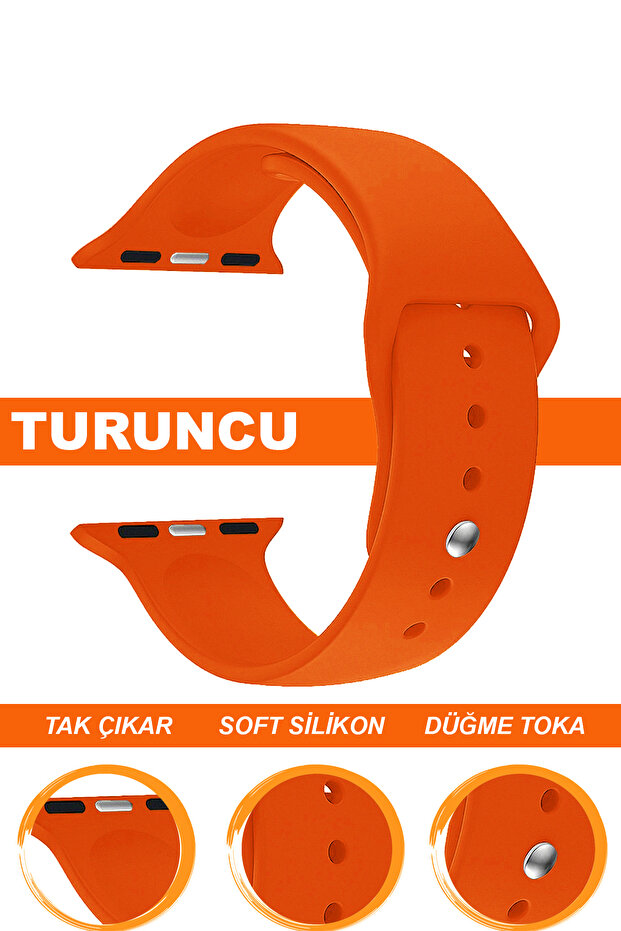 Apple Watch Compatible Series 1/2/3/4/5/6/Se/7/8/9 Ultra/Ultra2 42/44/45/49mm Silicone Cord Strap S09Ad