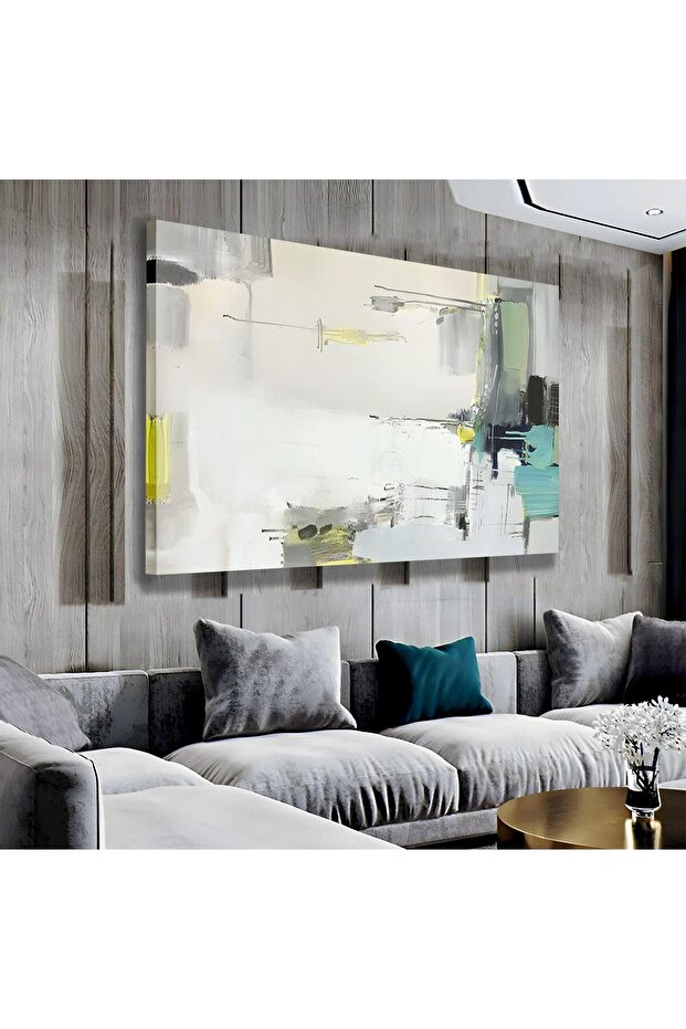 Abstract Pattern Canvas Painting - 4