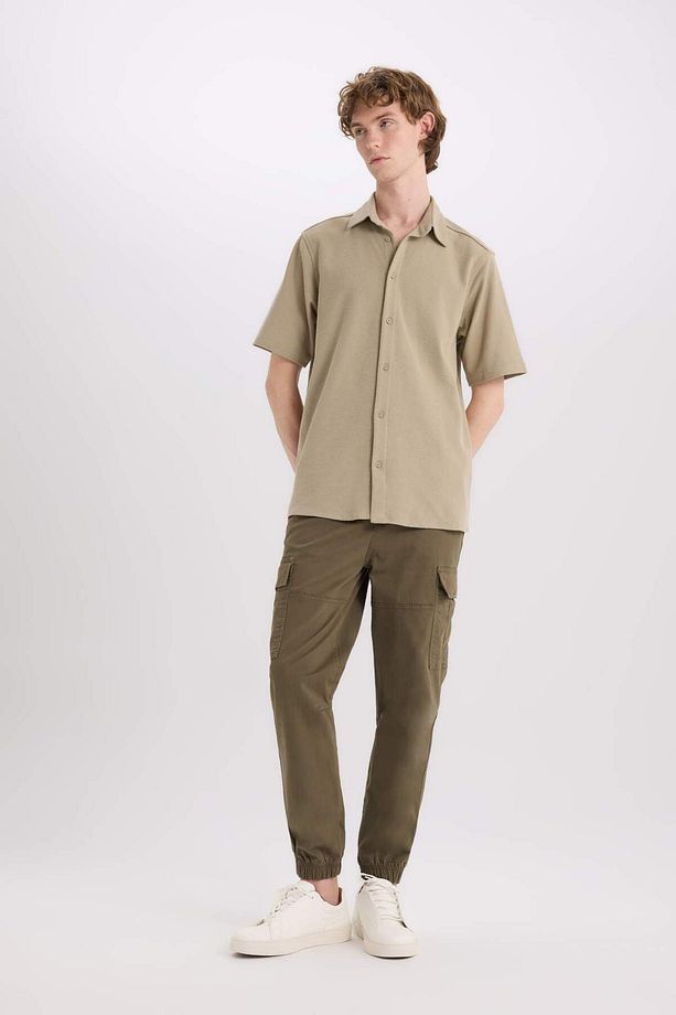 Regular Fit Yazlık Pamuklu Kısa Kollu Gömlek D1902AX25SM - 2