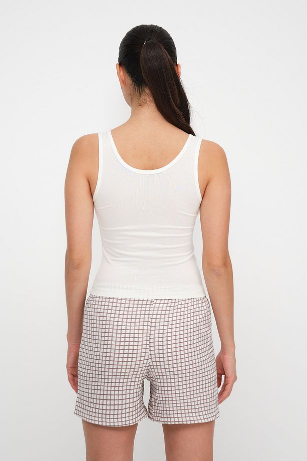 Ayıcık Baskılı Şortlu Pijama Takımı Ş113 - 5