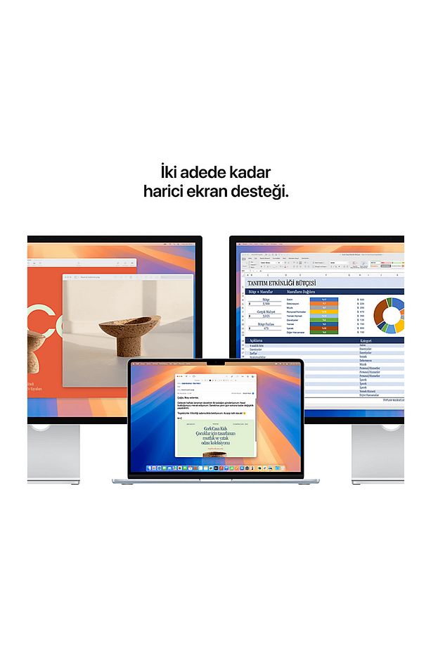 MW1K3TU/A/MacBook Air/Apple M4 İşlemci(10 Çekirdek CPU-10 Çekirdek GPU)/16GB RAM/512GB SSD/15. - 8