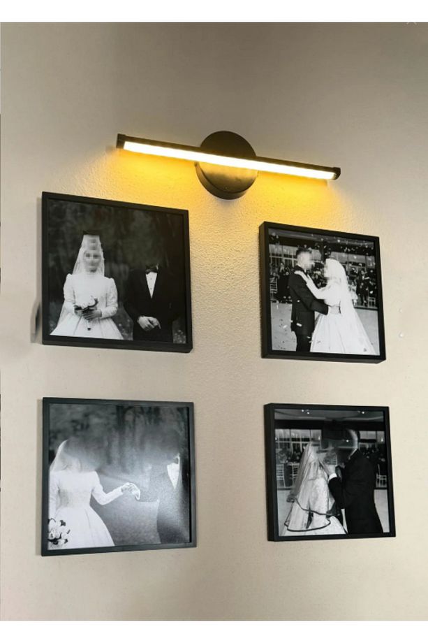 Kendinden Yapışkanlı Pilli Aplik Lamba Tablo Duvar Aydınlatma - 1