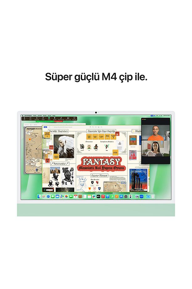 24-inch iMac with Retina 4.5K display: Apple M4 chip with 8 core CPU and 8 core GPU, 16GB, 256 - 6