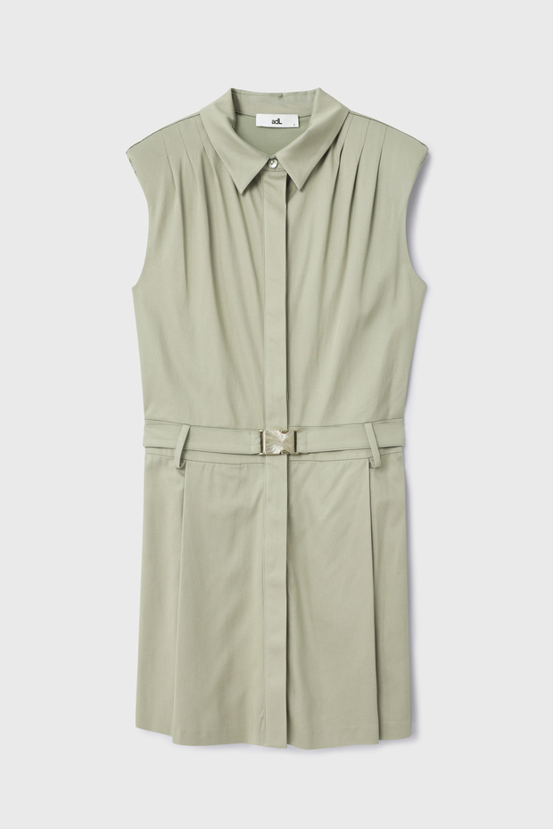 Tencel Mını Gömlek Elbise - 8