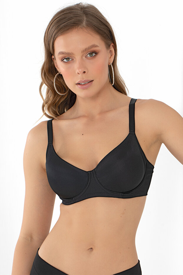 Underwire Minimizer Support Bra - 2