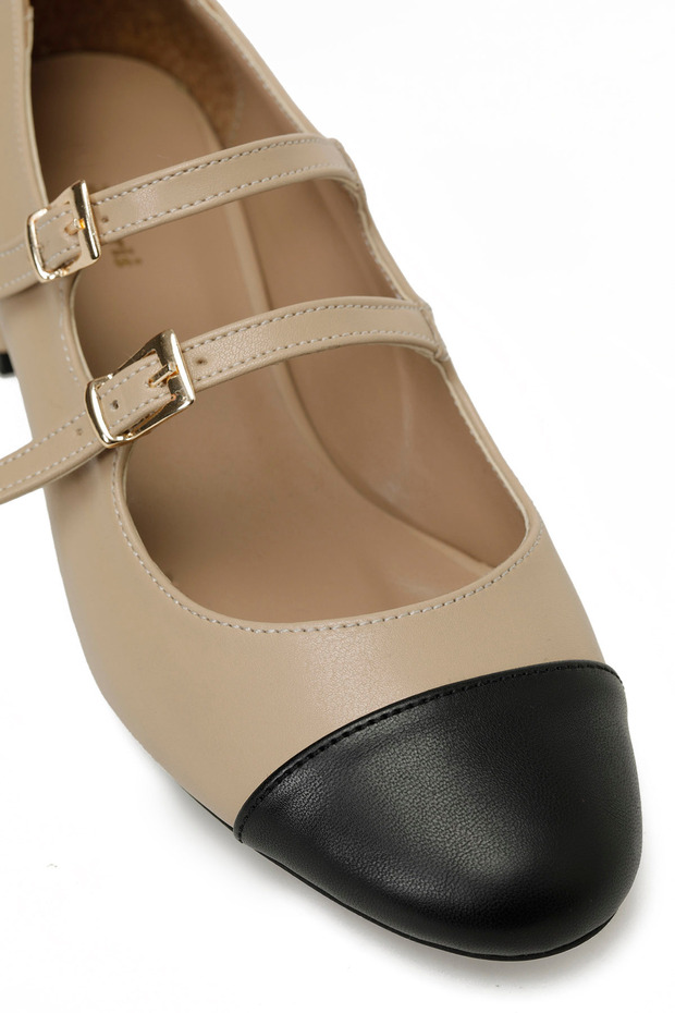 325038.Z 5FX Krem Kadın Topuklu Ayakkabı - 7