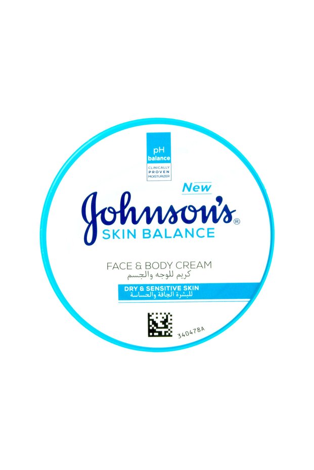 Johnson's Skin Balance Face & Body Cream Dry & Sensitive Skin 300 ml For Dry & Sensitive Skin