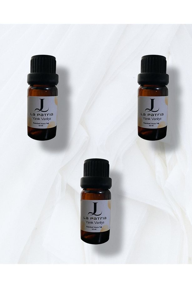 3 Adet Çamaşır Yün Kurutma Topu için Koku Seti - Yanık Vanilya - 10 ML - Esansiyel Uçuçu Yağıl - 1