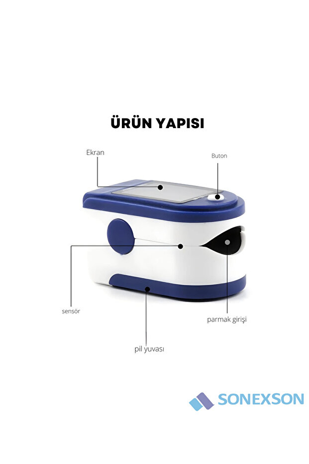 Pulse Oksimetre Parmak Tipi Nabiz Oksijen - 4