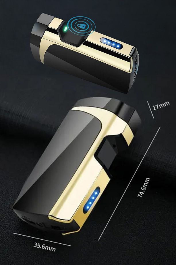 K12 Usb Şarjlı 4 Arc Dokunmatik Sensörlü Alevsiz Çakmak -New Style - 9
