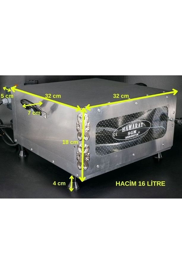 & Elis Concept Hamarat Pratik Mini Fırın 2000w Bazlama Lahmacun Pide Pizza Et Tavuk Balık Tandır - 3