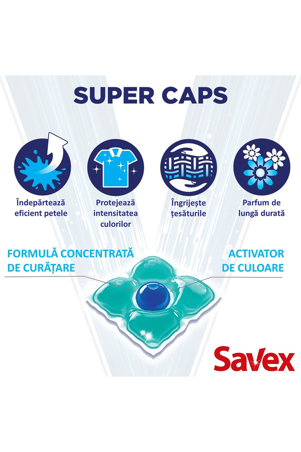 Super Caps Extra Fresh Detergent, 42 Washes - 3