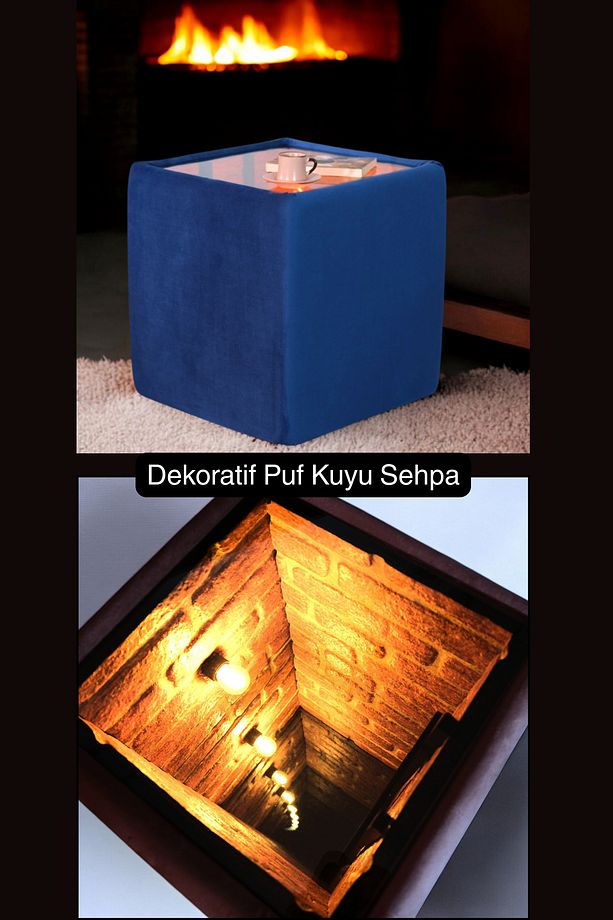 Puf Kuyu Sehpa ,Yan Sehpa, Kahve Sehpası, Sonsuzluk Sehpası, - 1