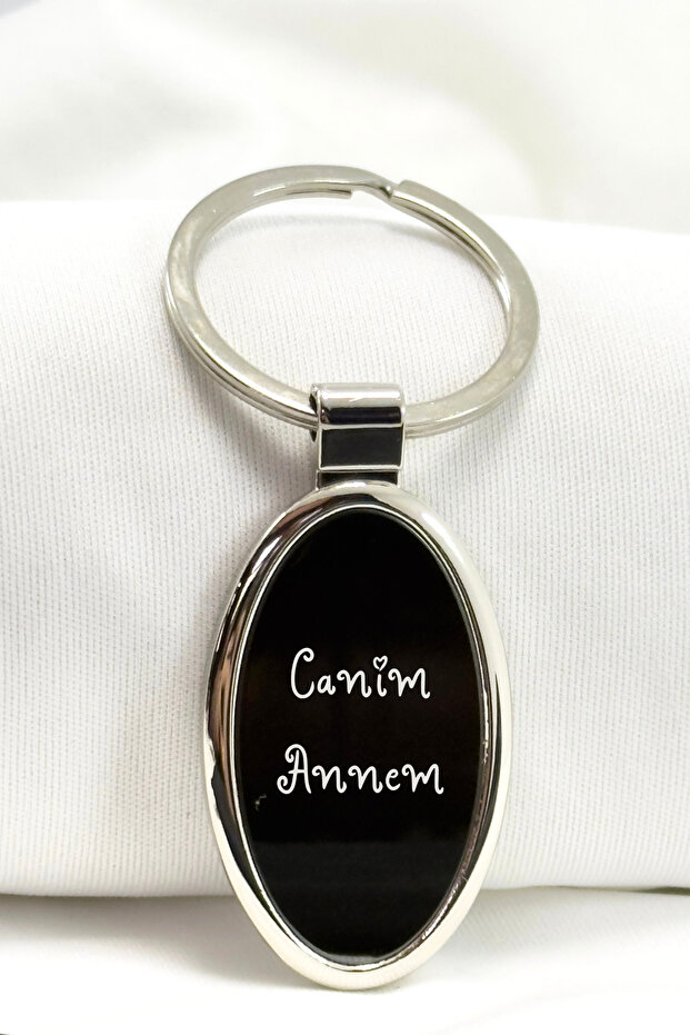 My Dear Mother Steel Keychain / Laser Engraving Gift Keychain
