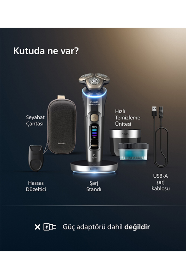 XP9402/31 SkinIQ Pro i9000 Prestige Ultra Islak ve Kuru Elektrikli Tıraş Makinesi - 9