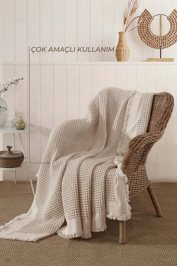 Ruffle Pike Tek Kişilik (160X220 CM) Bej - 3