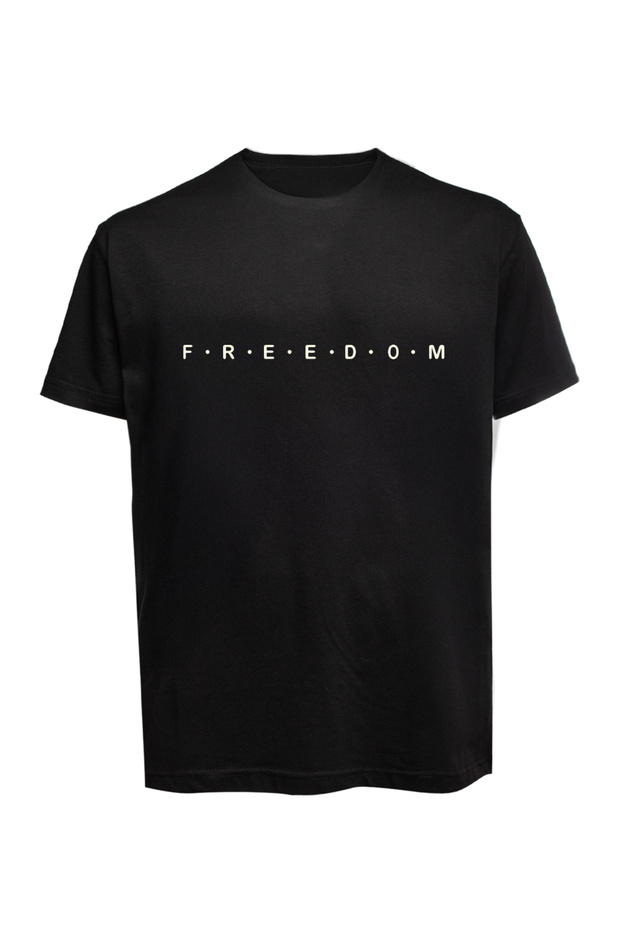 تيشيرت جيرسي قطني مطبوع - 1